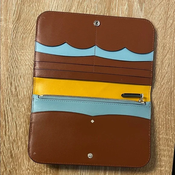 Kate Spade Nadine Patchwork Purse, Wallet, and Original Case - Picture 5 of 8